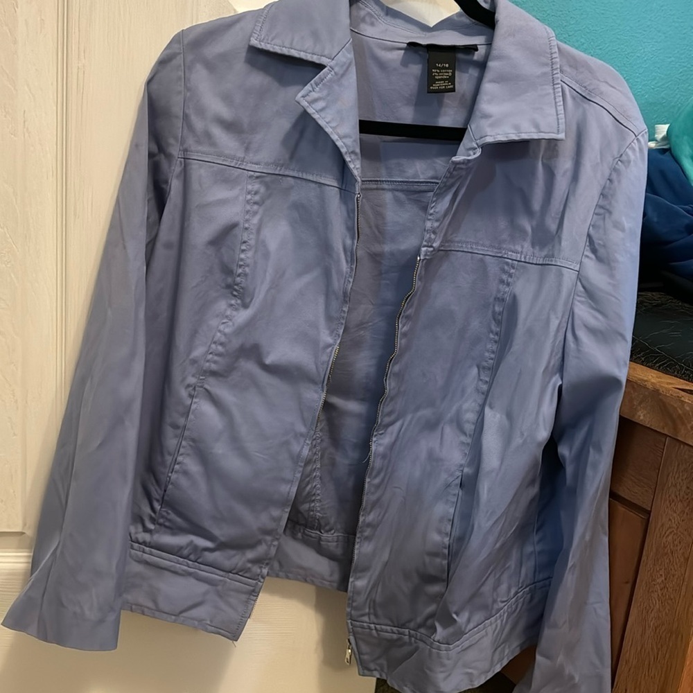 Lane Bryant Lightweight Blue Jacket  size 14/16